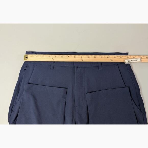Fabletics The Only Pant Men 32x32 Navy Slim Fit Business Casual Golf Performance - Picture 9 of 16